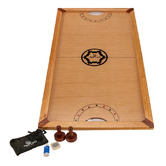Jenjo Games Shuffle Puck Ice Hockey Board Game Set