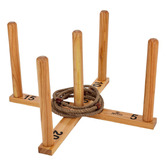 Jenjo Games 100cm Wooden Outdoor Quoits Set