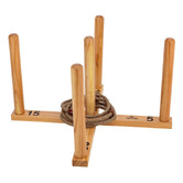 Jenjo Games 100cm Wooden Outdoor Quoits Set