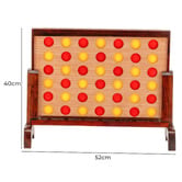 Jenjo Games Mini 4-In-A-Row Board Game