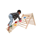 Jenjo Games Kids' Natural Climbing Frame &amp; Slide