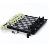Jenjo Games 3-in-1 Double-Sided Board Game