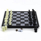Jenjo Games 3-in-1 Double-Sided Board Game