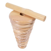 Jenjo Games Jenjo Pine Wood Stacking Tower