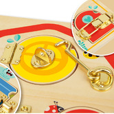 Tooky Toy Tooky Toy Latches Activity Board
