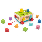 Tooky Toy Tooky Toy Shape Sorter Cart