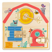 Tooky Toy Tooky Toy Latches Activity Board