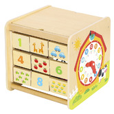 Tooky Toy Tooky Toy Farm Cube Playset