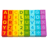 Tooky Toy Tooky Toy 69 Piece Learning Blocks