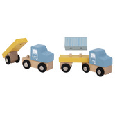 Tooky Toy Tooky Toy Port Crane Cargo Playset