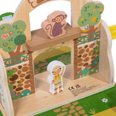 Tooky Toy Tooky Toy Wooden Zoo Playset