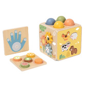 Tooky Toy Tooky Toy Wooden Activity Cube