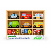 Tooky Toy Kids' Transportation &amp; Street Sign Set