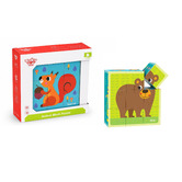 Tooky Toy Tooky Toy Animal Puzzle Blocks