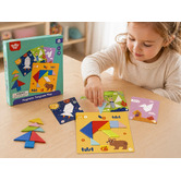 Tooky Toy Tooky Toy Tangram Brainteaser Puzzle