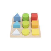 Tooky Toy Tooky Toy Colour &amp; Shape Sorter Blocks