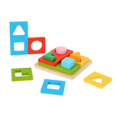 Tooky Toy Tooky Toy Multi-Shape Sorter Blocks