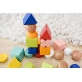 Tooky Toy Tooky Toy Stacking Blocks Logic Game