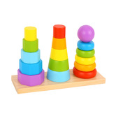 Tooky Toy Tooky Toy Shape Tower Blocks