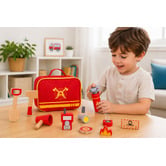 Tooky Toy Tooky Toy Little Firefighter Playset