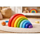 Tooky Toy Tooky Toy Rainbow Stacker