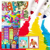 Jarmelo 48 Piece Baby Roo Washable Marker Set