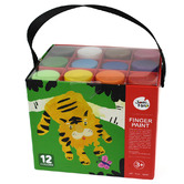 Jarmelo Kids&#039; 12 Piece Finger Paint Set