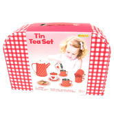 Kaper Kidz Kids' Red &amp; White Heart Tea Party Playset
