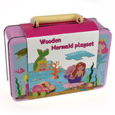 Kaper Kidz Kids&#039; 12 Piece Mermaid Puzzle in Tin Case