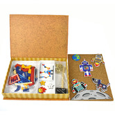 Kaper Kidz Kids&#039; Robot &amp; Space Tap-A-Shape Activity Set