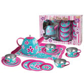 Kaper Kidz Kids' Blue &amp; Pink Flower Tea Party Playset