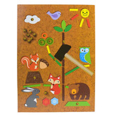 Kaper Kidz Kaper Kidz Forest Friend Tap a Shape Activity Board