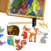 Kaper Kidz Kaper Kidz Forest Friend Tap a Shape Activity Board