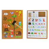 Kaper Kidz Kaper Kidz Forest Friend Tap a Shape Activity Board