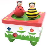 Koala Dream Kids&#039; Bee &amp; Ladybird Wooden Music Box