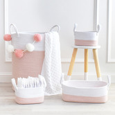 Living Textiles 3 Piece Cotton Rope Storage Set