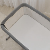 Living Textiles White Jersey Cotton Cradle Fitted Sheets