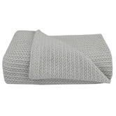 Living Textiles Organic Cotton Bassinet Cellular Blanket