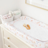 Living Textiles Living Textiles 2 Piece Butterfly &amp; Gingham Change Pad Cover &amp; Liner Set