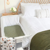 Living Textiles Living Textiles 2 Piece Forest Retreat &amp; Dots Cotton Fitted Sheet Set