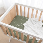 Living Textiles Living Textiles 2 Piece Forest Retreat &amp; Dots Cotton Fitted Sheet Set