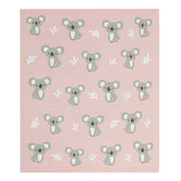 Living Textiles Living Textiles Koala Cotton Bassinet Blanket
