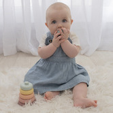Living Textiles Playground Ring Stacking Tower