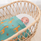 Living Textiles Living Textiles Whimsical Giraffe Baby Blanket