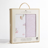 Living Textiles Living Textiles 2 Piece Whimsical Wonderland Bassinet Fitted Sheet Set