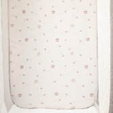 Living Textiles Living Textiles 2 Piece Cuddly Bear Organic Cotton Fitted Sheet Set