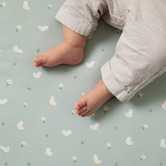 Living Textiles Living Textiles 2 Piece Goosey Goosey Organic Cotton Fitted Sheet Set