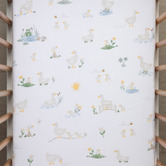 Living Textiles Living Textiles 2 Piece Goosey Goosey Organic Cotton Fitted Sheet Set