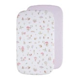 Living Textiles Living Textiles 2 Piece Whimsical Wonderland Organic Cotton Fitted Sheet Set