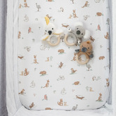 Living Textiles Living Textiles 2 Piece Australiana Organic Cotton Fitted Sheet Set